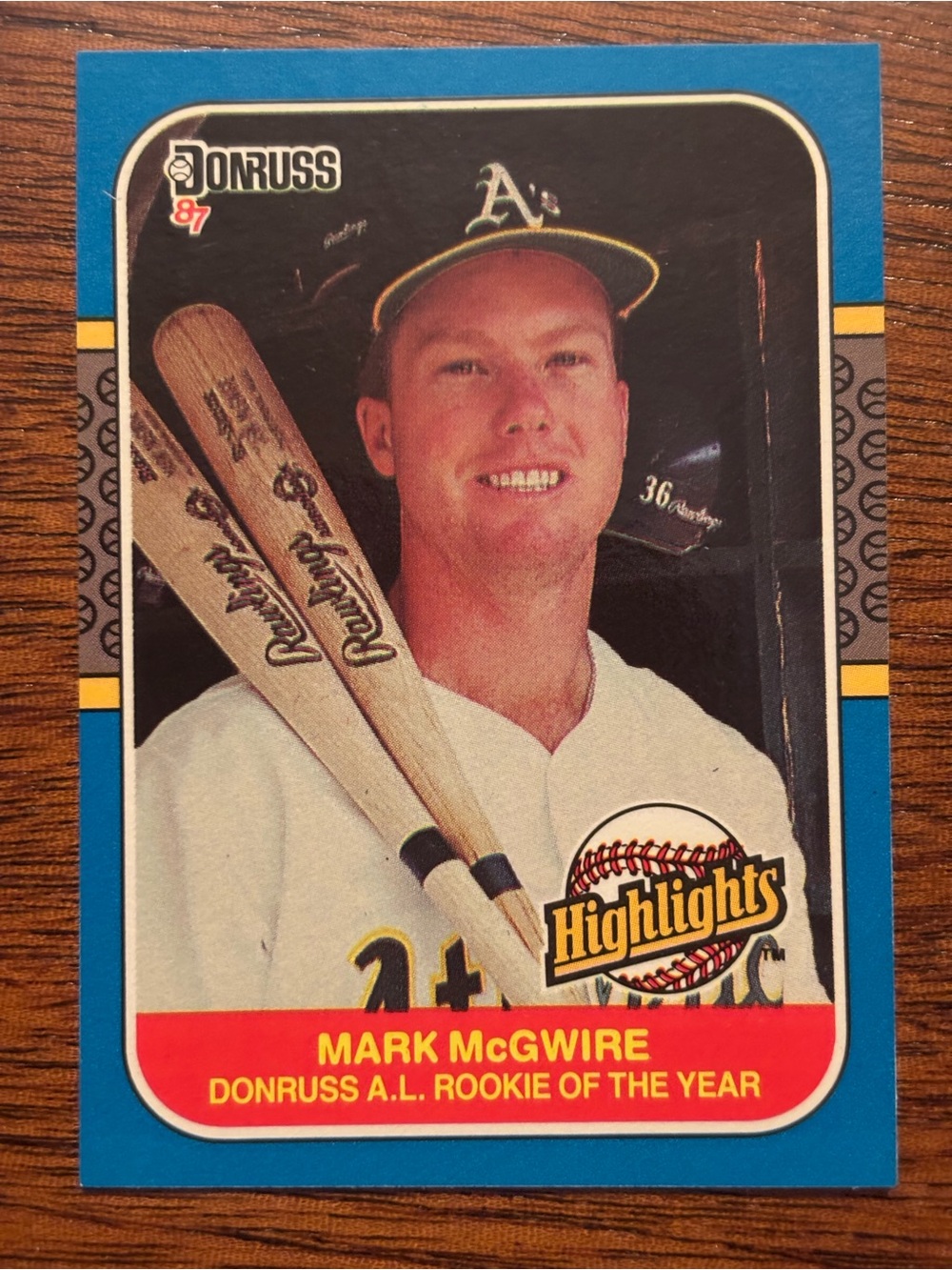 Donruss Mark McGwire Rookie Highlights AI RATED NOTES IN PICS

no CONS found